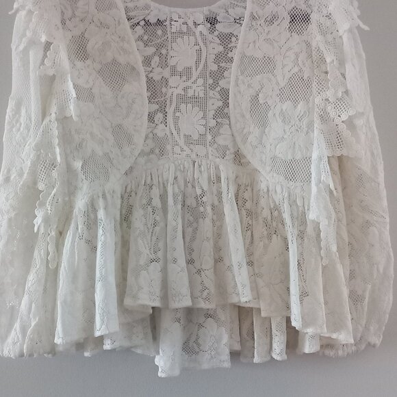 ANTHROPOLOGIE FOREVER THAT GIRL cotton lace top - Picture 3 of 14